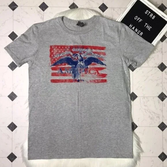 NWT Anvil AMERICA short sleeve tee size Large - Picture 1 of 4